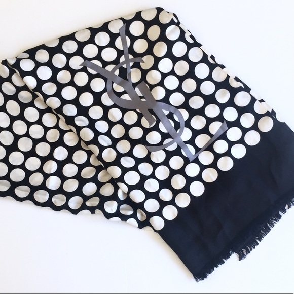Yves Saint Laurent Accessories - YSL Yves Saint Laurent Silk Scarf Wrap France XXL